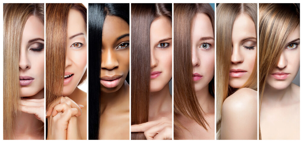 fair skin tone hair color